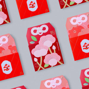 Omamori - Red Packet Box Set (24pcs)